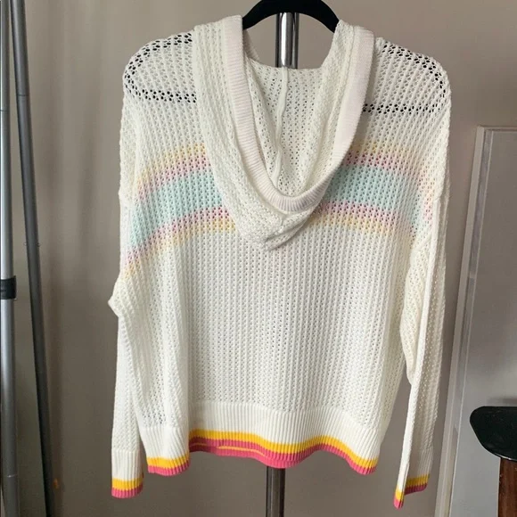 NWT Torrid Pointelle Boxy Hoodie - Picture 6 of 7